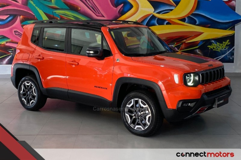renegade 1.3 trailhawk t270 16v turbo flex 4x4 4p automatico 2023 bento goncalves