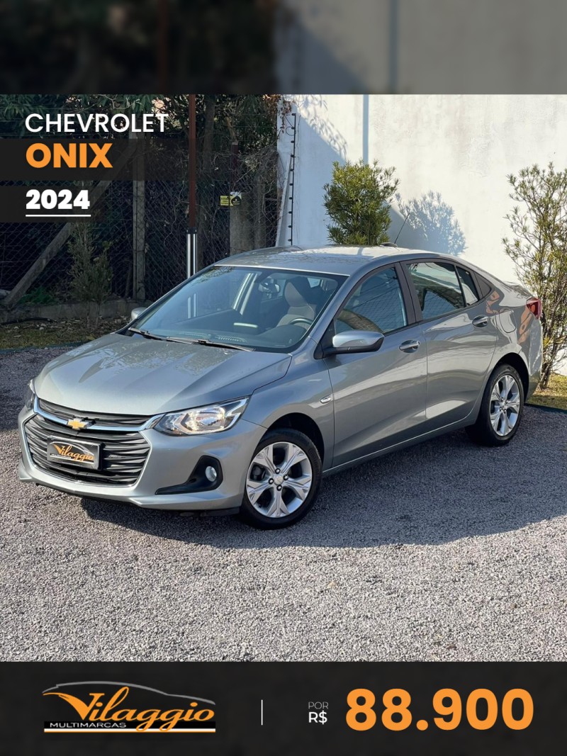 CHEVROLET - ONIX - 2023/2024 - Cinza - R$ 88.900,00