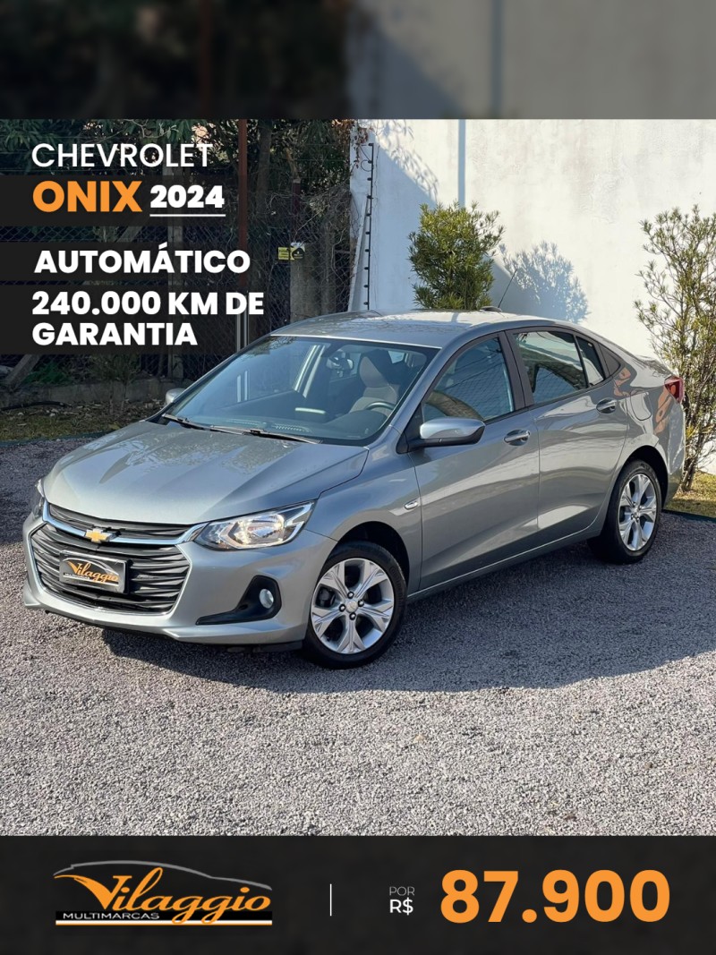 onix 1.0 ltz plus 8v turbo flex 4p automatico 2024 caxias do sul
