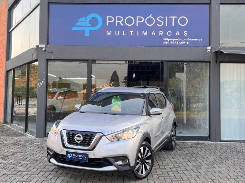 kicks 1.6 advance 16v flex 4p automatico 2018 estancia velha