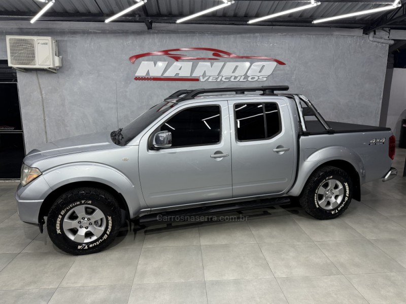 frontier 2.5 le 4x4 cd turbo eletronic diesel 4p automatico 2009 sapiranga
