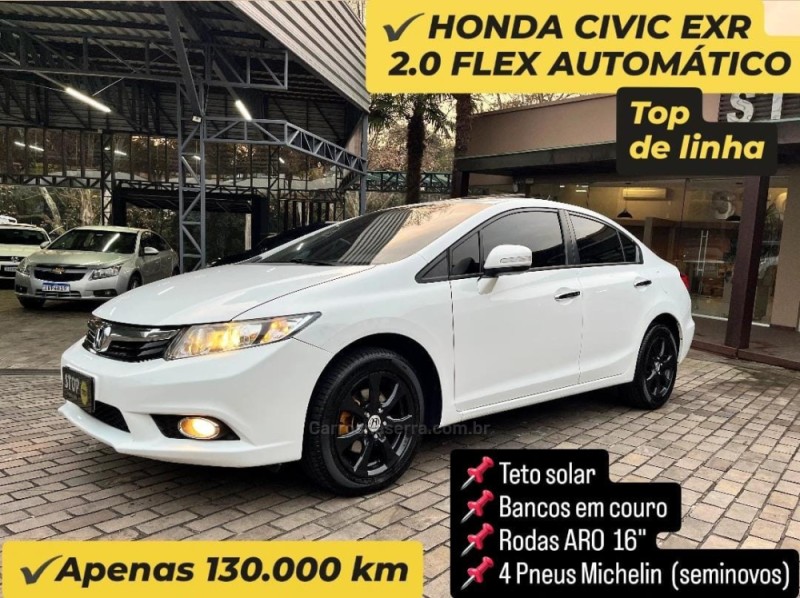 CIVIC 2.0 EXR 16V FLEX 4P AUTOMÁTICO - 2014 - DOIS IRMãOS