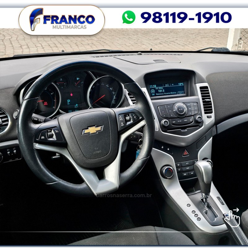 CRUZE 1.8 LT 16V FLEX 4P AUTOMÁTICO - 2014 - VACARIA