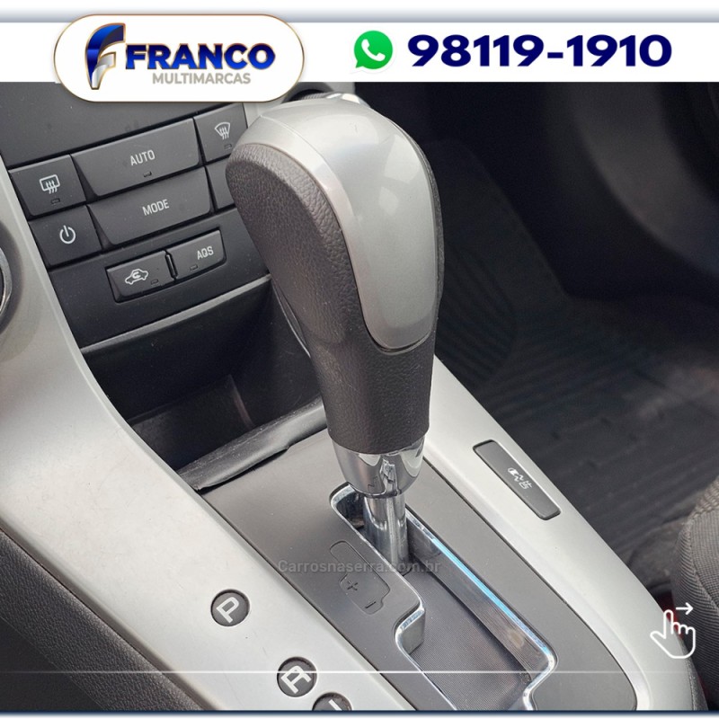 CRUZE 1.8 LT 16V FLEX 4P AUTOMÁTICO - 2014 - VACARIA