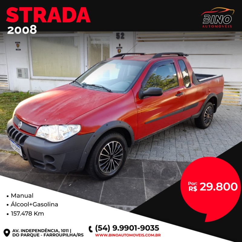strada 1.4 mpi trekking ce 8v flex 2p manual 2008 farroupilha