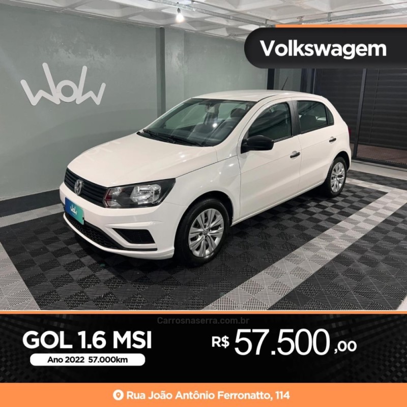 GOL 1.6 MSI 8V TOTALFLEX 4P MANUAL - 2022 - BENTO GONçALVES