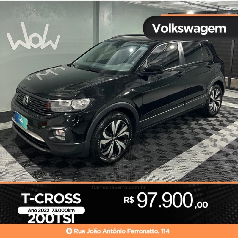 T-CROSS 1.0 TSI 12V FLEX 4P AUTOMÁTICO - 2022 - BENTO GONçALVES