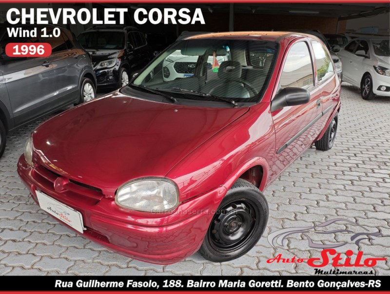 corsa 1.0 efi wind 8v gasolina 2p manual 1996 bento goncalves
