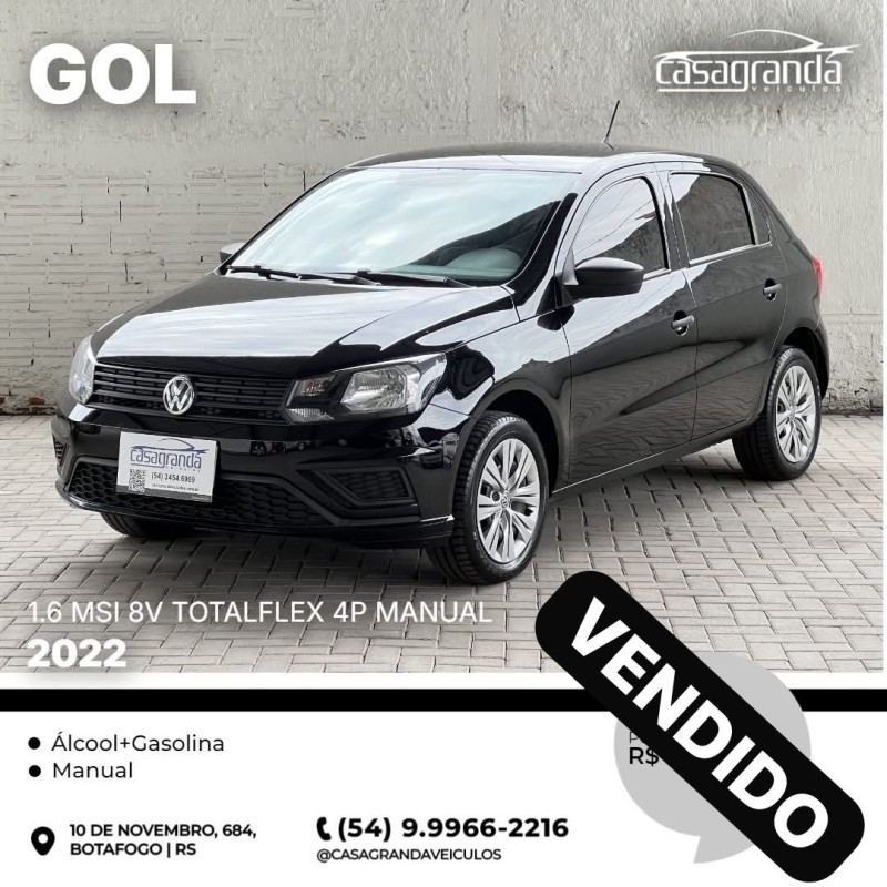 gol 1.6 msi 8v totalflex 4p manual 2022 bento goncalves
