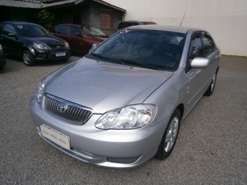 corolla 1.6 xli 16v gasolina 4p automatico 2004 farroupilha