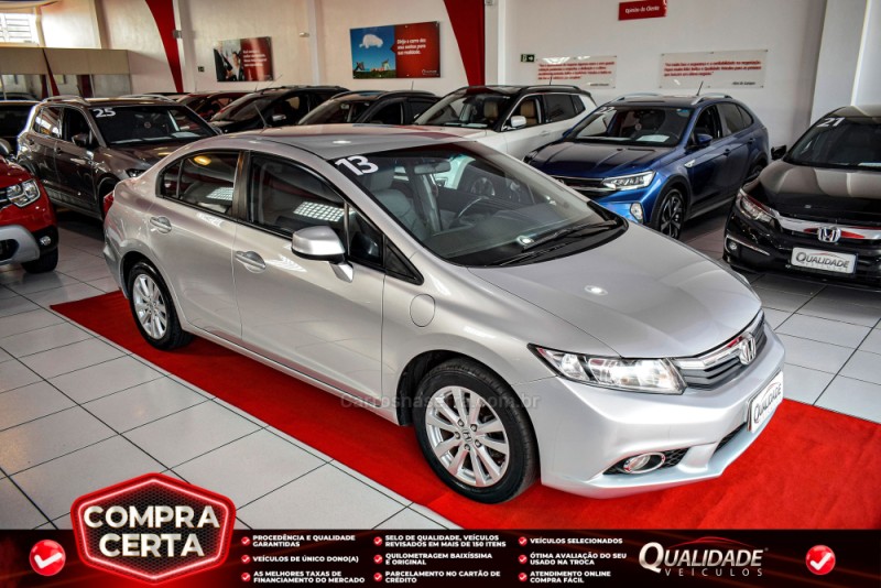 CIVIC 1.8 LXS 16V FLEX 4P AUTOMÁTICO - 2013 - SANTA CRUZ DO SUL