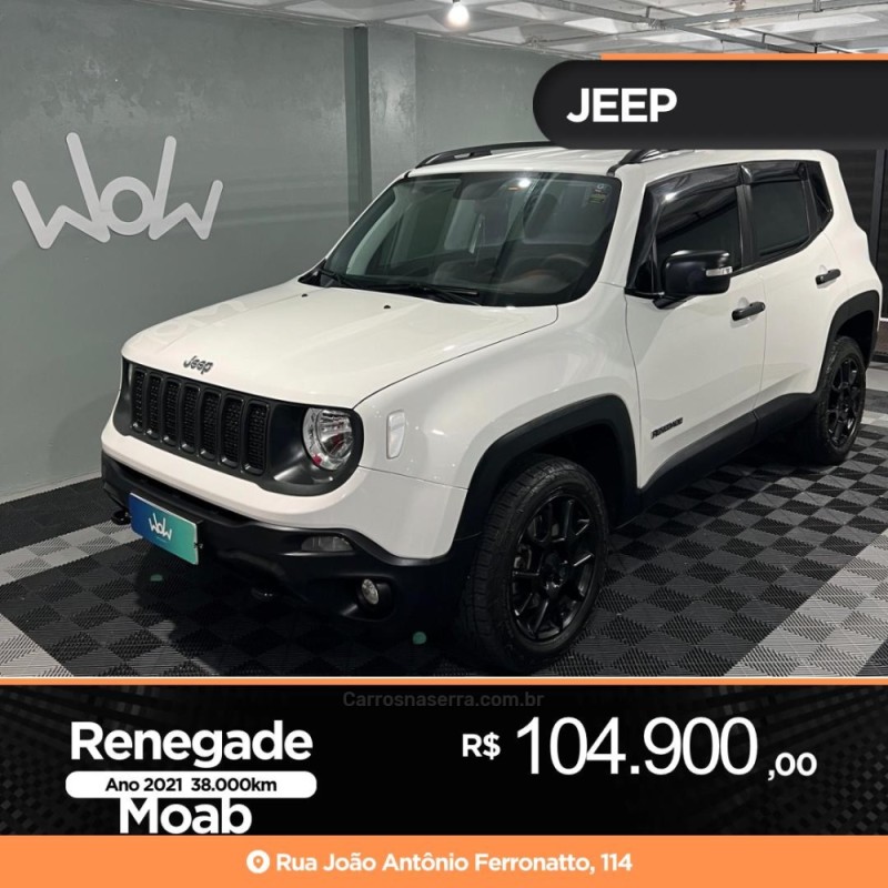 renegade 2.0 16v moab 4x4 turbo diesel 4p automatica 2021 bento goncalves