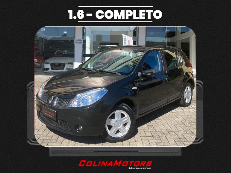 sandero 1.6 privilege 16v flex 4p manual 2009 caxias do sul