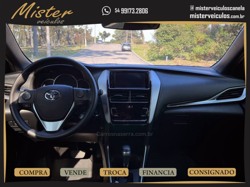 YARIS 1.5 XL PLUS CONNECT 16V FLEX 4P AUTOMÁTICO - 2022 - CANELA