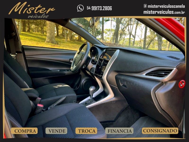 YARIS 1.5 XL PLUS CONNECT 16V FLEX 4P AUTOMÁTICO - 2022 - CANELA