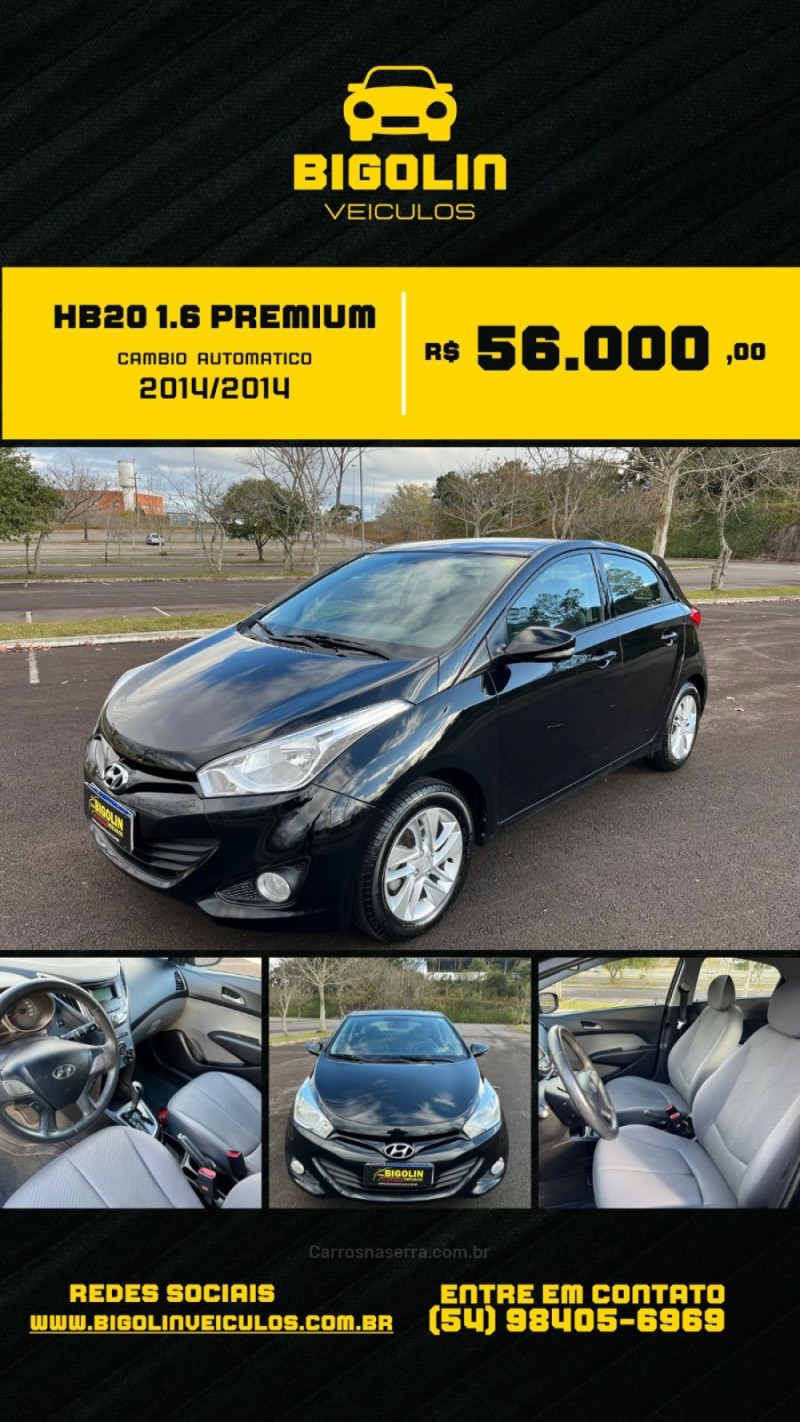 HB20 1.6 PREMIUM 16V FLEX 4P AUTOMÁTICO