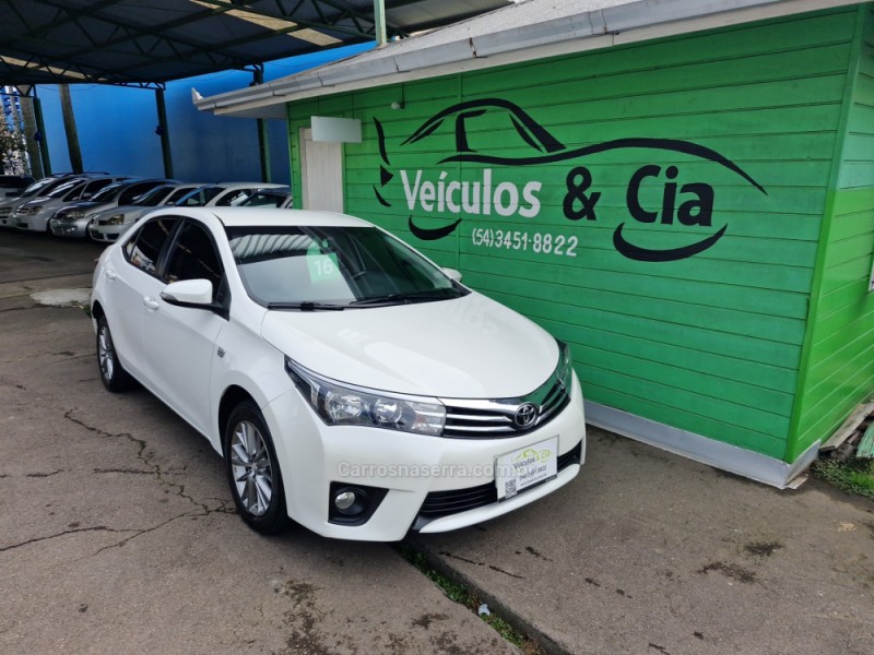 corolla 2.0 xei 16v flex 4p automatico 2016 bento goncalves
