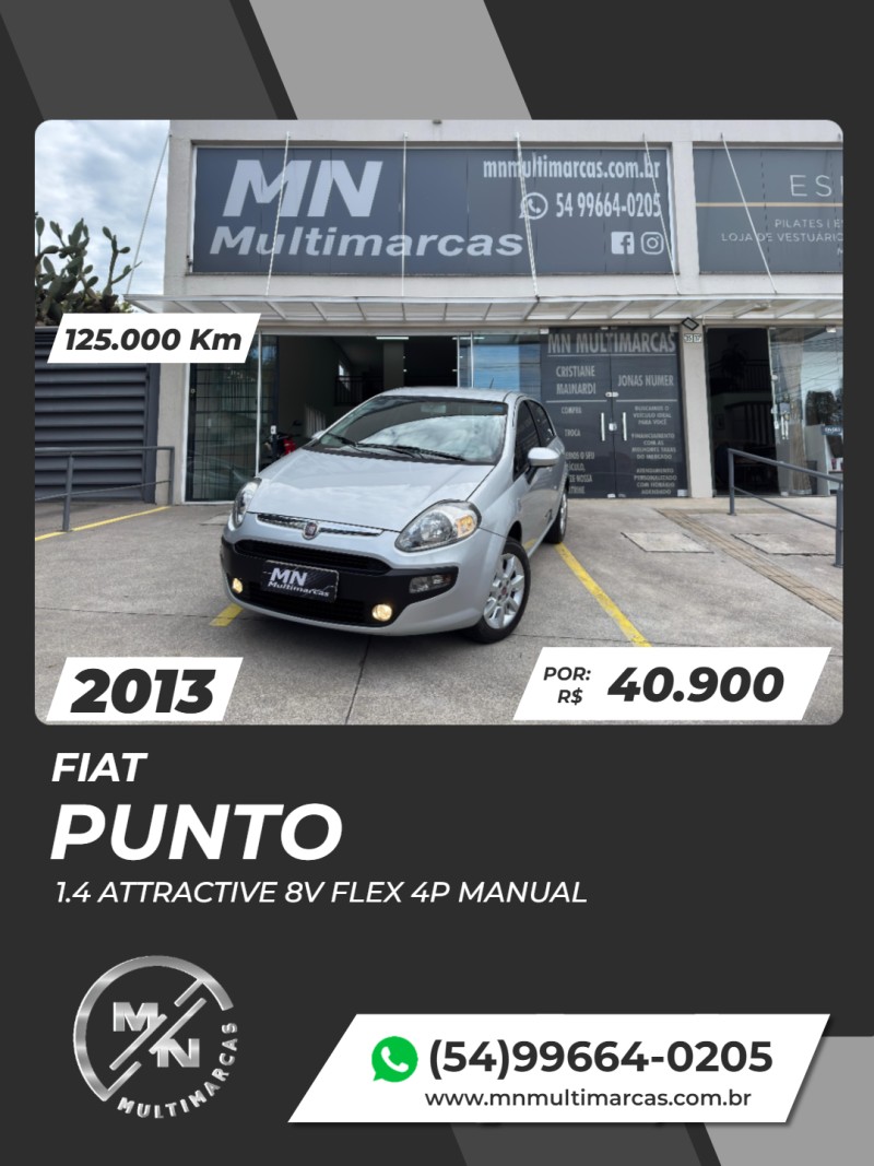 PUNTO 1.4 ATTRACTIVE 8V FLEX 4P MANUAL