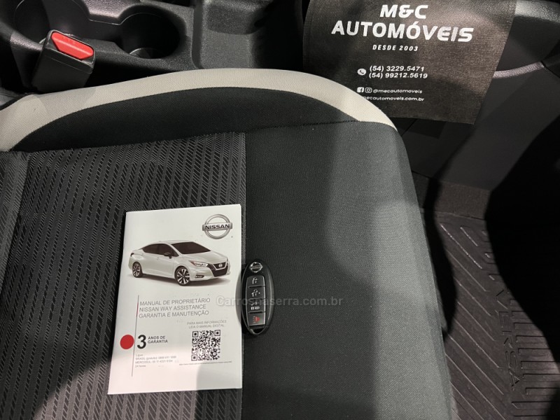 VERSA 1.6 SENSE 16V FLEX 4P AUTOMÁTICO - 2021 - CAXIAS DO SUL