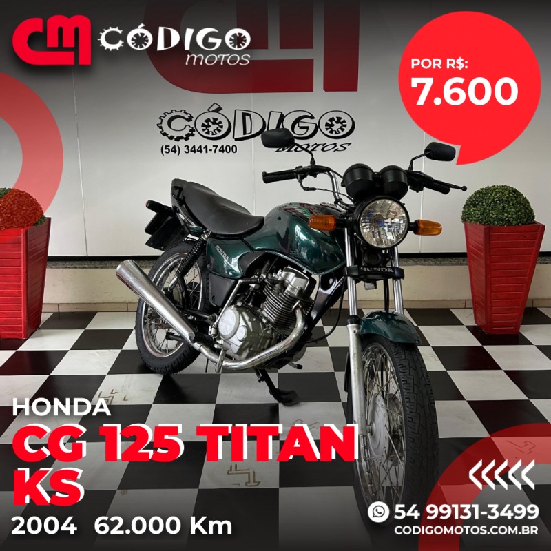 cg 125 titan ks 2004 veranopolis