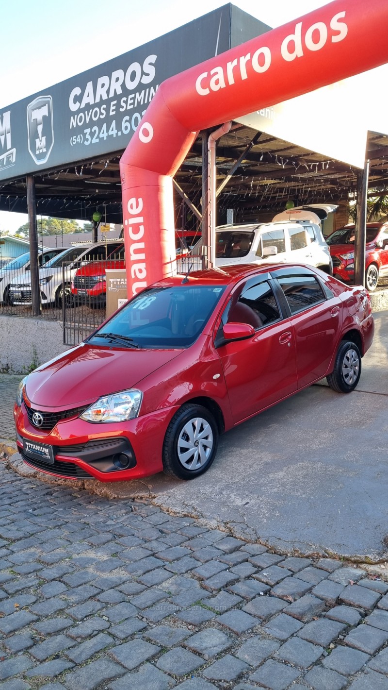 etios 1.5 xs 16v flex 4p automatico 2018 sao francisco de paula