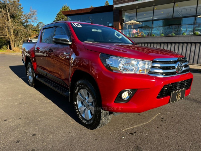 HILUX 2.7 SRV 4X2 CD 16V FLEX 4P AUTOMÁTICO - 2018 - CANELA
