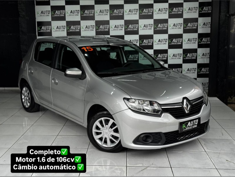 sandero 1.6 expression 8v flex 4p automatizado 2015 caxias do sul