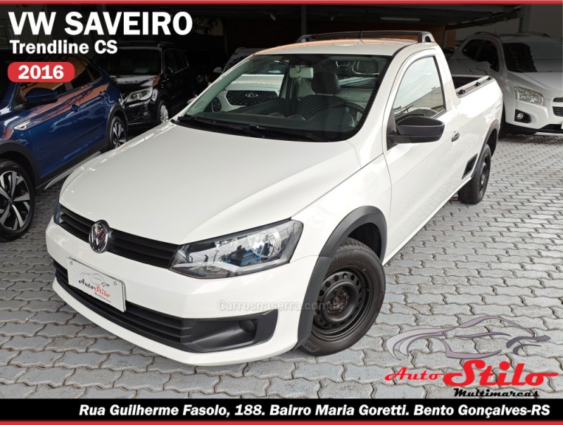 SAVEIRO 1.6 MI TRENDLINE CS 8V FLEX 2P MANUAL - 2016 - BENTO GONçALVES