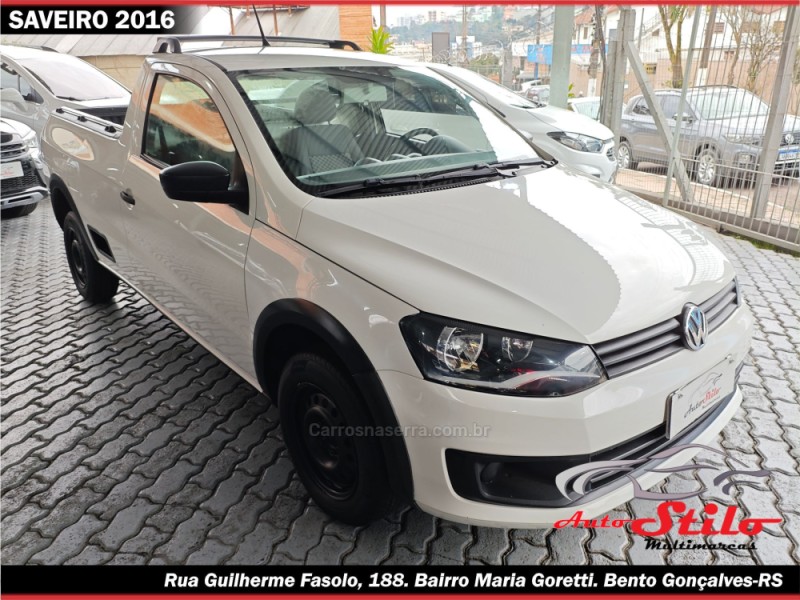 SAVEIRO 1.6 MI TRENDLINE CS 8V FLEX 2P MANUAL - 2016 - BENTO GONçALVES