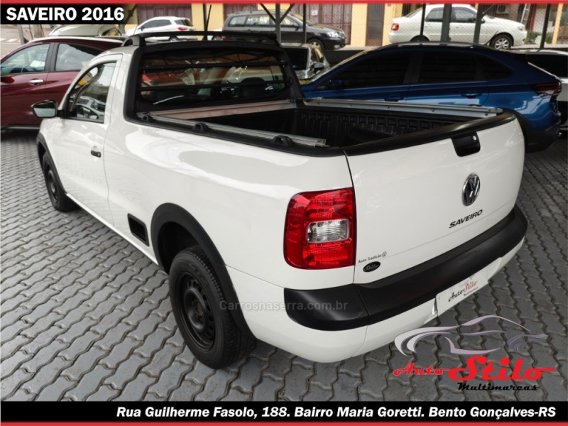SAVEIRO 1.6 MI TRENDLINE CS 8V FLEX 2P MANUAL - 2016 - BENTO GONçALVES