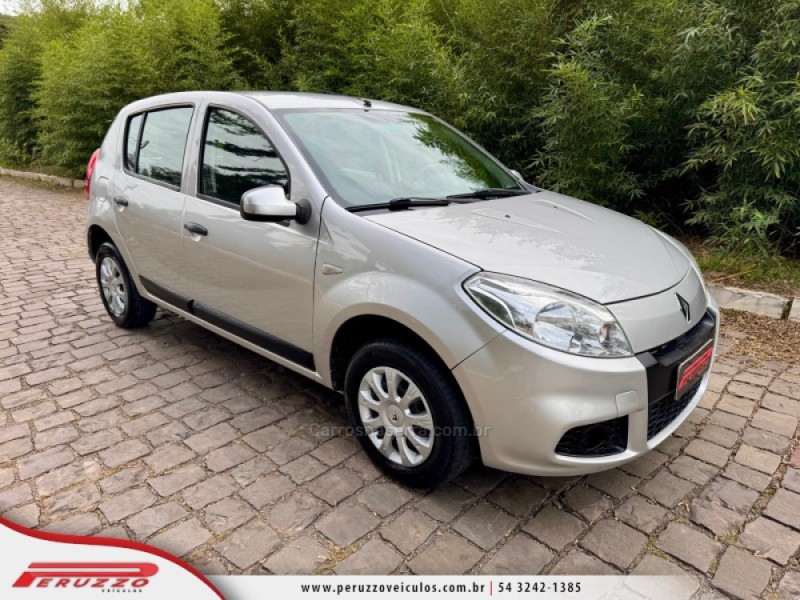 SANDERO 1.0 EXPRESSION 16V FLEX 4P MANUAL - 2012 - NOVA PRATA