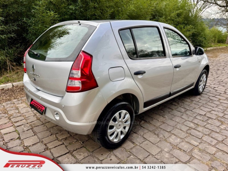 SANDERO 1.0 EXPRESSION 16V FLEX 4P MANUAL - 2012 - NOVA PRATA