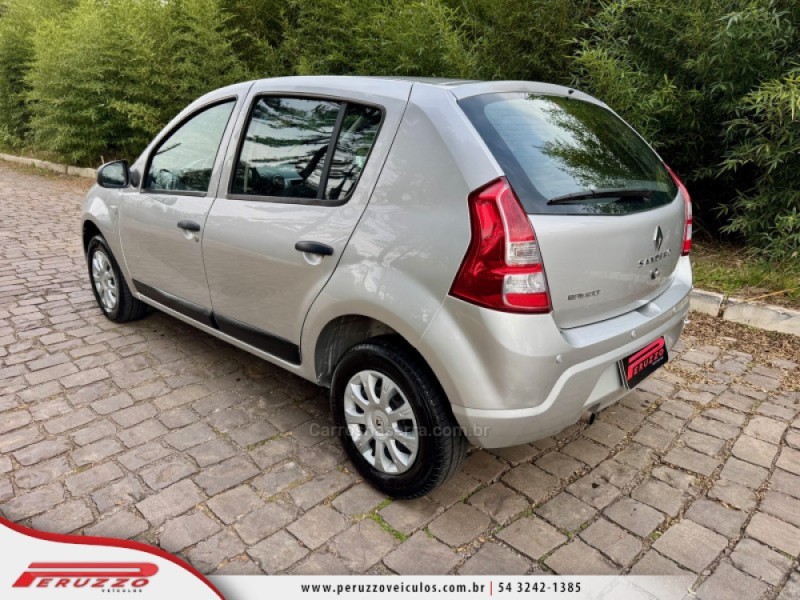SANDERO 1.0 EXPRESSION 16V FLEX 4P MANUAL - 2012 - NOVA PRATA