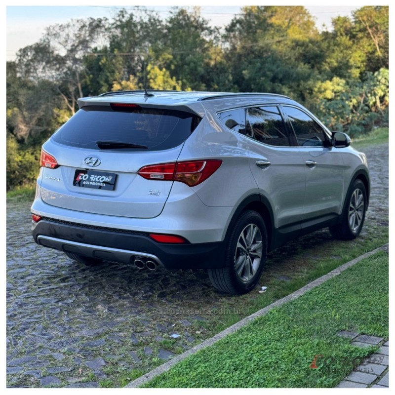 SANTA FÉ 3.3 MPFI 4X4 V6 270CV GASOLINA 4P AUTOMÁTICO - 2015 - CAMPO BOM