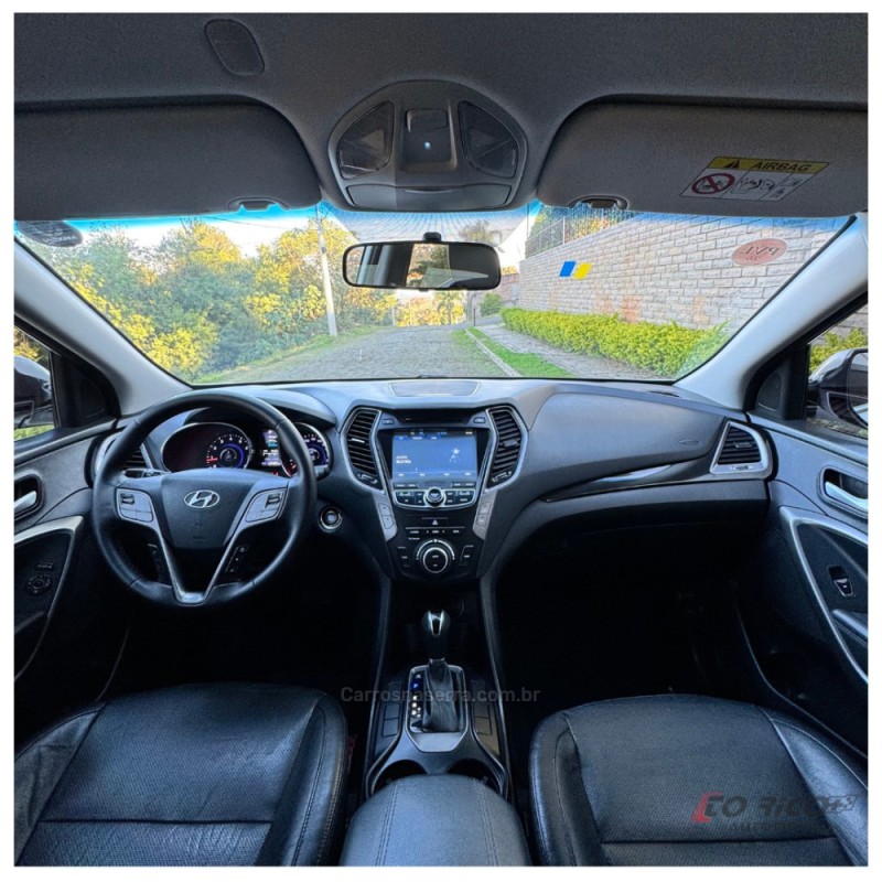SANTA FÉ 3.3 MPFI 4X4 V6 270CV GASOLINA 4P AUTOMÁTICO - 2015 - CAMPO BOM