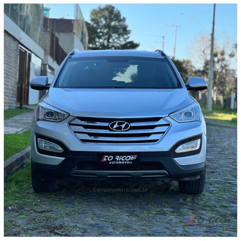 SANTA FÉ 3.3 MPFI 4X4 V6 270CV GASOLINA 4P AUTOMÁTICO - 2015 - CAMPO BOM