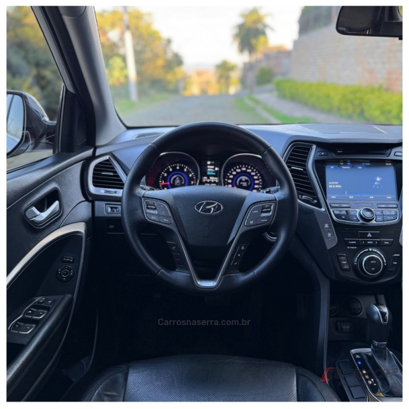 SANTA FÉ 3.3 MPFI 4X4 V6 270CV GASOLINA 4P AUTOMÁTICO - 2015 - CAMPO BOM