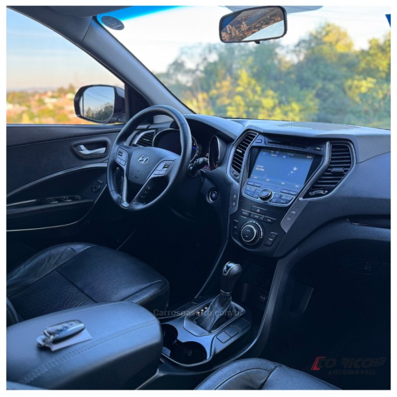 SANTA FÉ 3.3 MPFI 4X4 V6 270CV GASOLINA 4P AUTOMÁTICO - 2015 - CAMPO BOM