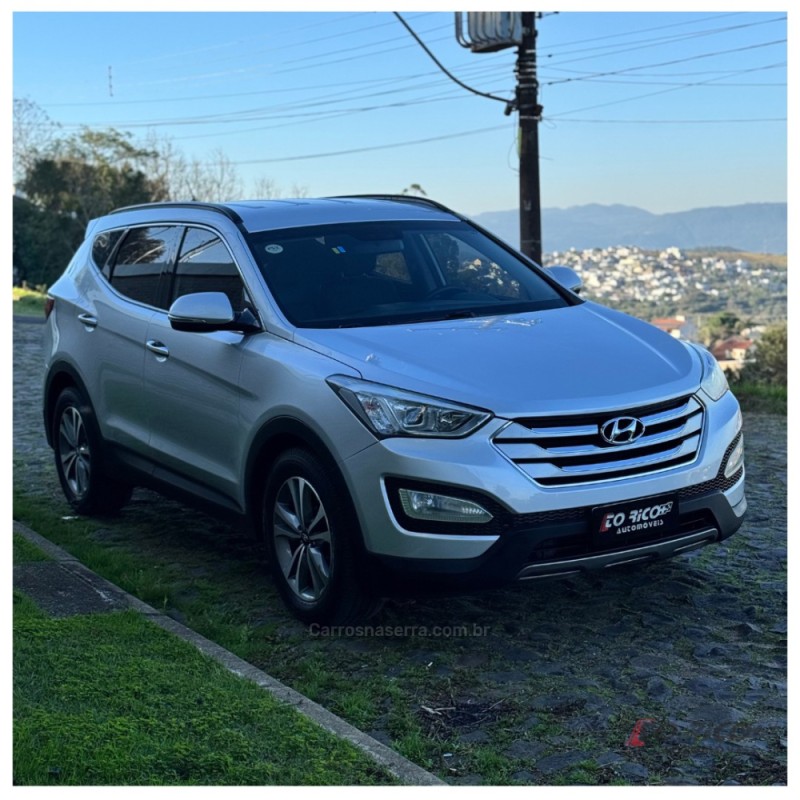 SANTA FÉ 3.3 MPFI 4X4 V6 270CV GASOLINA 4P AUTOMÁTICO - 2015 - CAMPO BOM