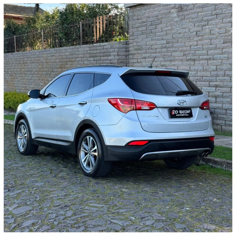 SANTA FÉ 3.3 MPFI 4X4 V6 270CV GASOLINA 4P AUTOMÁTICO - 2015 - CAMPO BOM