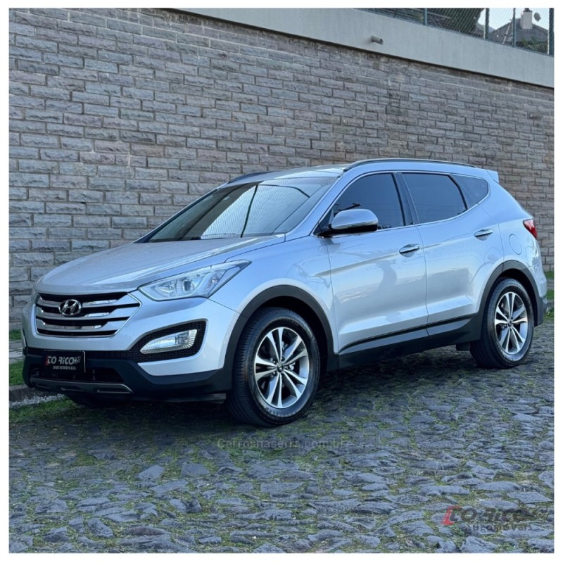 SANTA FÉ 3.3 MPFI 4X4 V6 270CV GASOLINA 4P AUTOMÁTICO - 2015 - CAMPO BOM