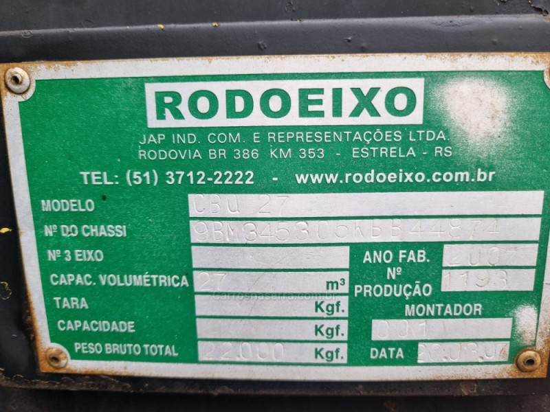 L-1518 3 EIXOS - 1989 - PORTãO