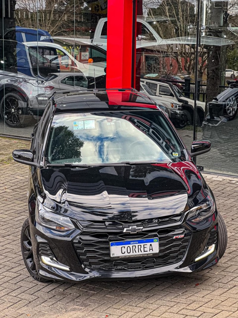 onix 1.0 hatch rs 12v turbo 4p automatico 2024 canela