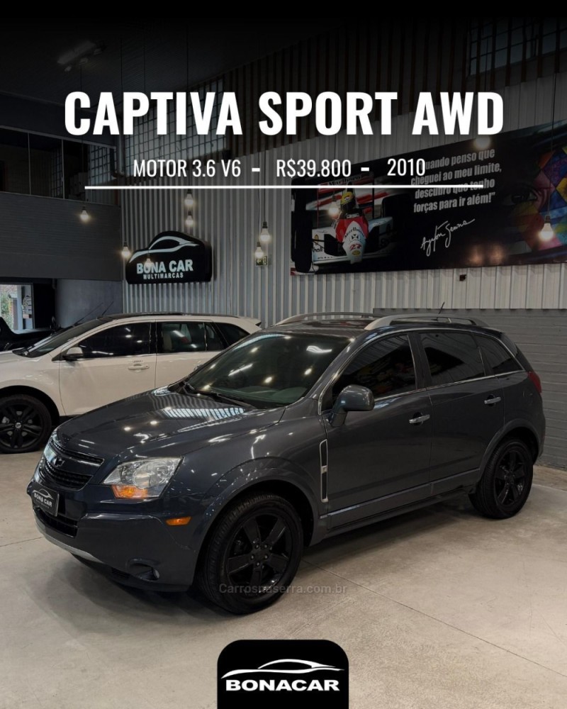 CAPTIVA 3.6 SFI AWD V6 24V GASOLINA 4P AUTOMÁTICO - 2010 - CAXIAS DO SUL