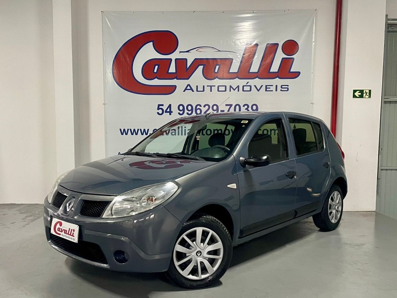 sandero 1.6 expression 8v flex 4p manual 2009 caxias do sul