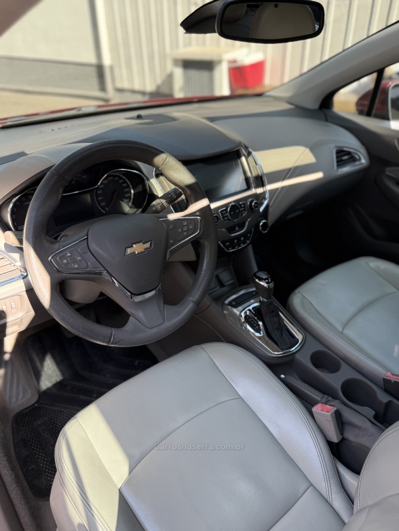CRUZE 1.4 TURBO LTZ 16V FLEX 4P AUTOMÁTICO - 2017 - CANELA