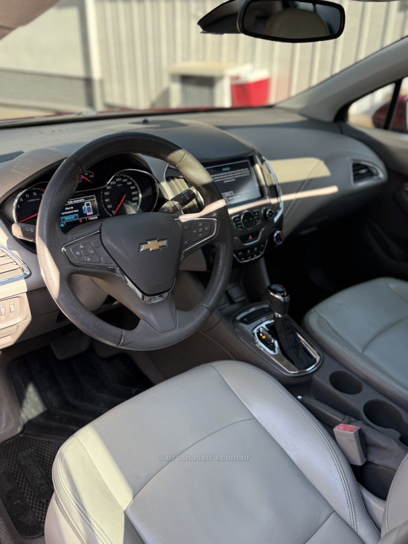 CRUZE 1.4 TURBO LTZ 16V FLEX 4P AUTOMÁTICO - 2017 - CANELA