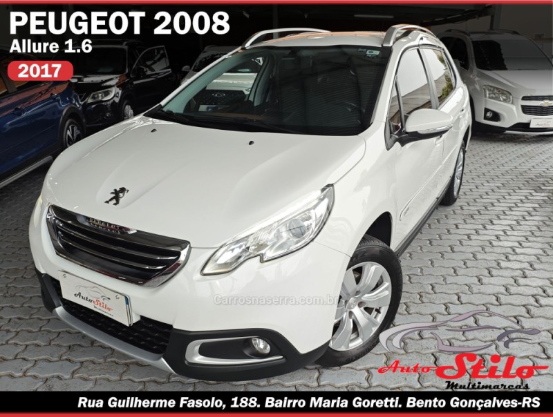 2008 1.6 16v allure pack flex 4p automatico 2017 bento goncalves