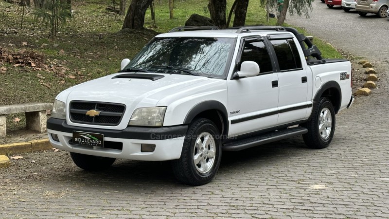 S10 2.8 TORNADO 4X4 CD 12V TURBO ELECTRONIC INTERCOOLER DIESEL 4P MANUAL - 2008 - CAXIAS DO SUL