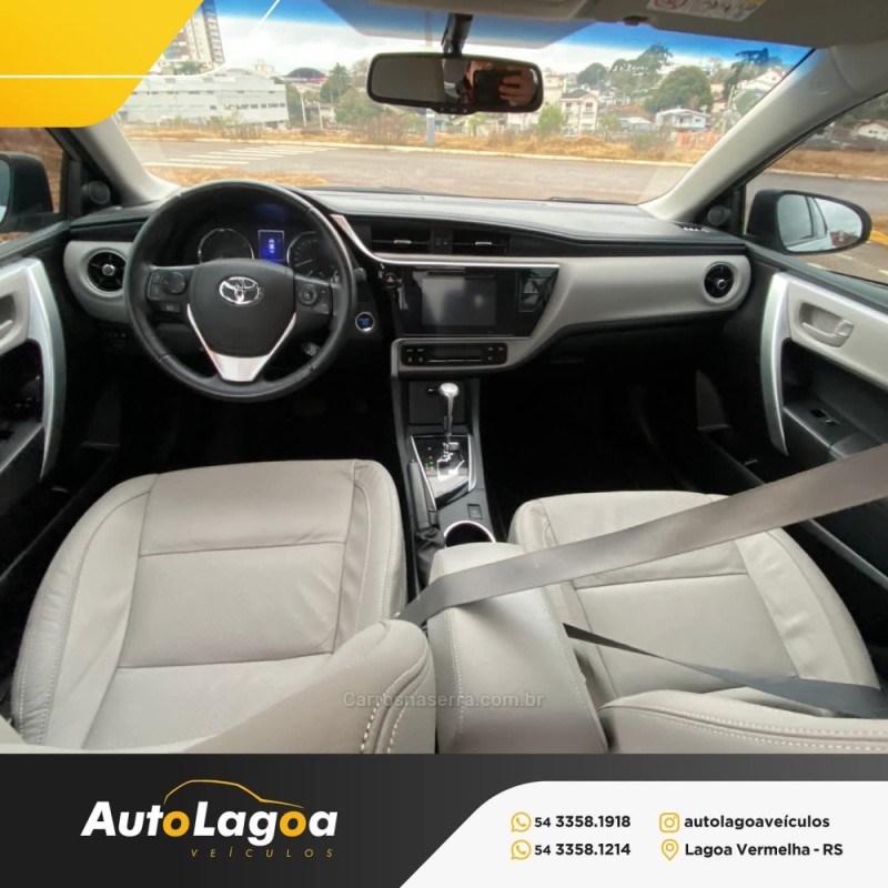 COROLLA 2.0 XEI 16V FLEX 4P AUTOMÁTICO - 2018 - LAGOA VERMELHA